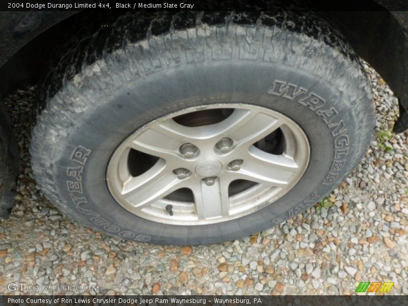 Black / Medium Slate Gray 2004 Dodge Durango Limited 4x4