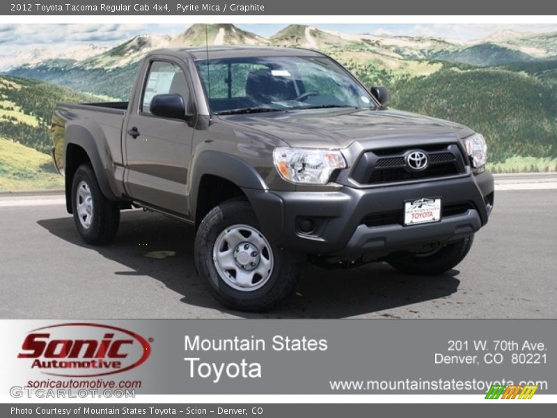 Pyrite Mica / Graphite 2012 Toyota Tacoma Regular Cab 4x4