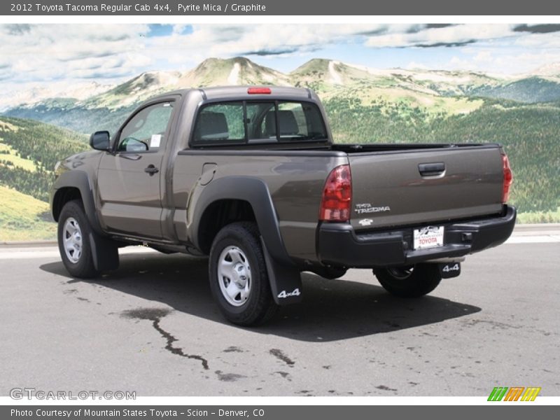 Pyrite Mica / Graphite 2012 Toyota Tacoma Regular Cab 4x4