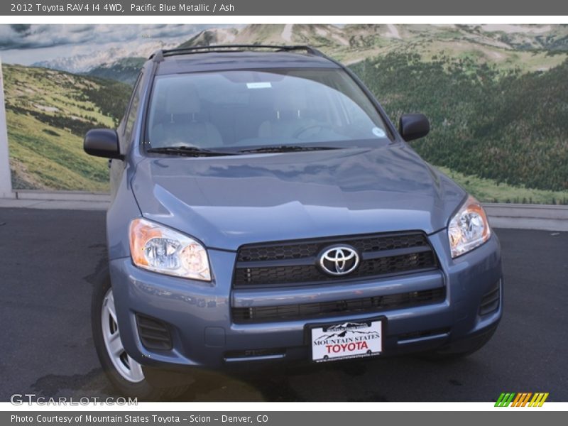 Pacific Blue Metallic / Ash 2012 Toyota RAV4 I4 4WD