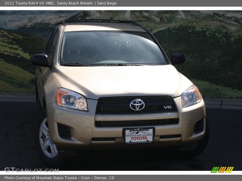 Sandy Beach Metallic / Sand Beige 2012 Toyota RAV4 V6 4WD