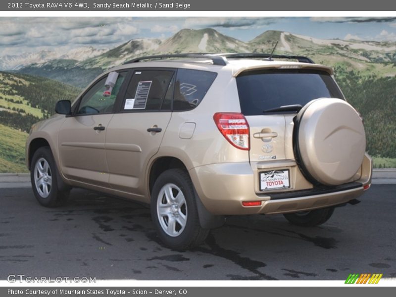Sandy Beach Metallic / Sand Beige 2012 Toyota RAV4 V6 4WD