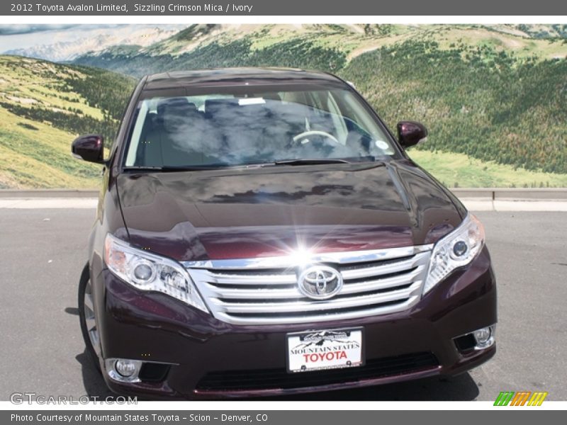 Sizzling Crimson Mica / Ivory 2012 Toyota Avalon Limited