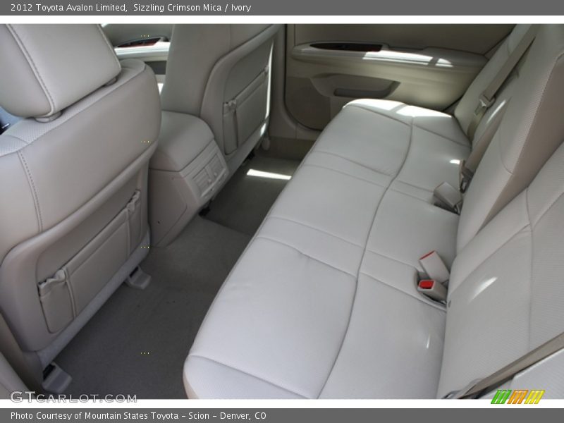 Sizzling Crimson Mica / Ivory 2012 Toyota Avalon Limited