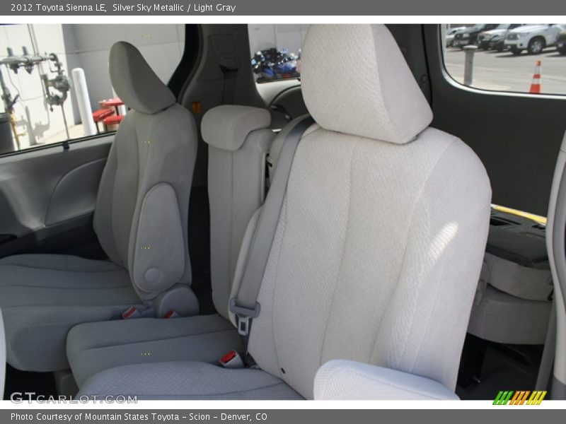Silver Sky Metallic / Light Gray 2012 Toyota Sienna LE
