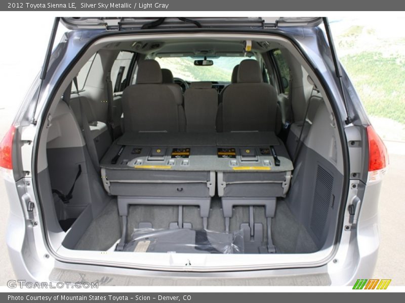 Silver Sky Metallic / Light Gray 2012 Toyota Sienna LE