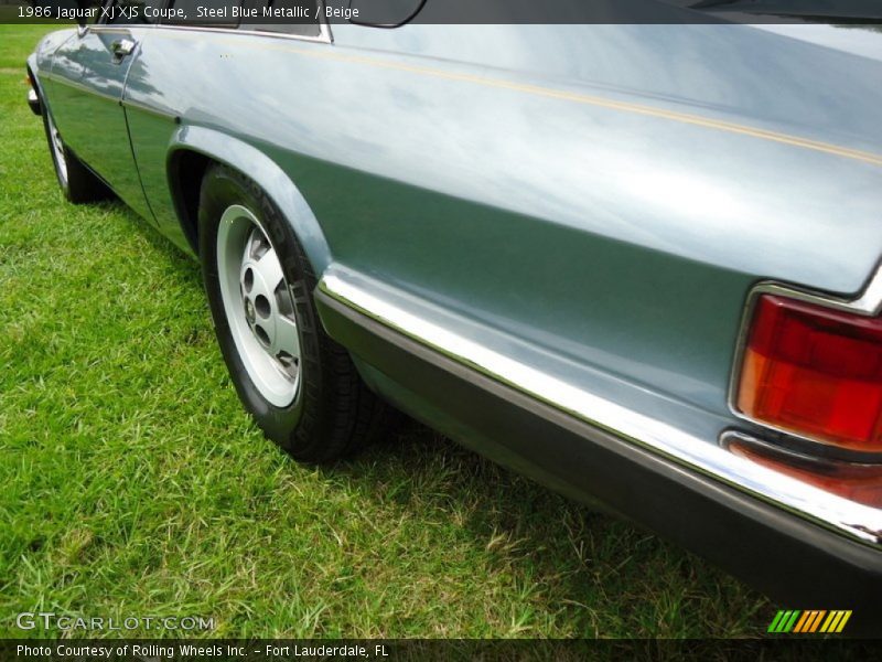 Steel Blue Metallic / Beige 1986 Jaguar XJ XJS Coupe