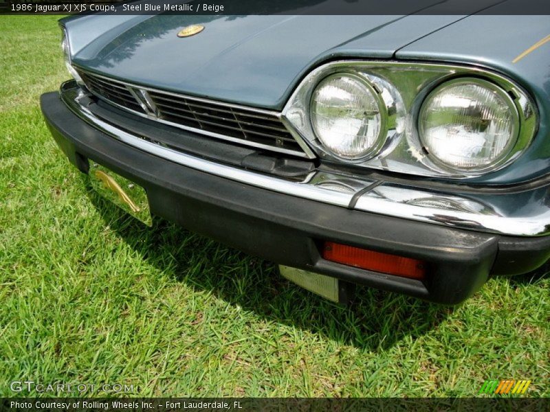 Steel Blue Metallic / Beige 1986 Jaguar XJ XJS Coupe