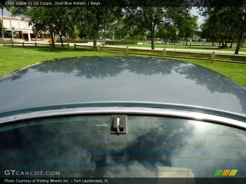 Steel Blue Metallic / Beige 1986 Jaguar XJ XJS Coupe