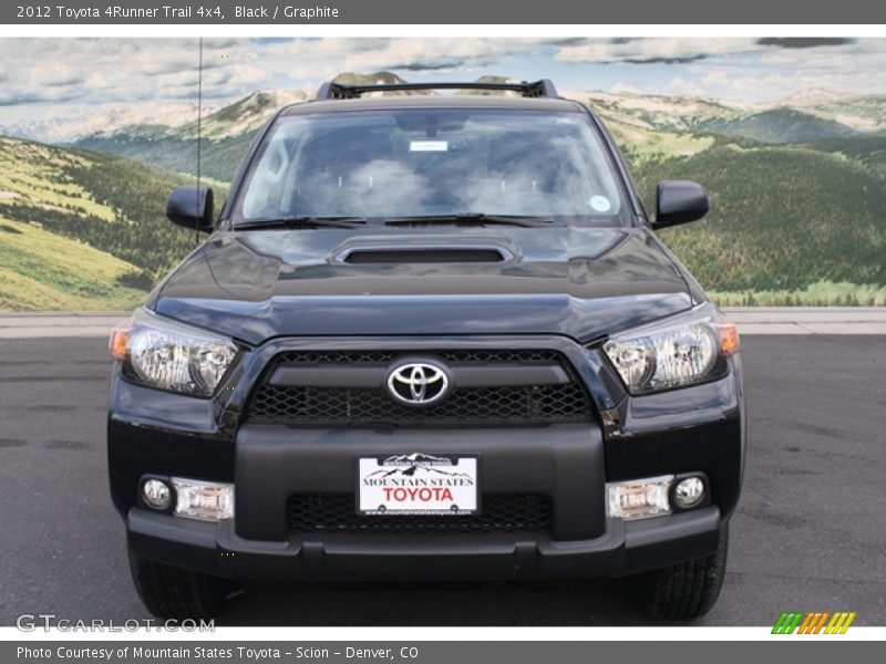 Black / Graphite 2012 Toyota 4Runner Trail 4x4