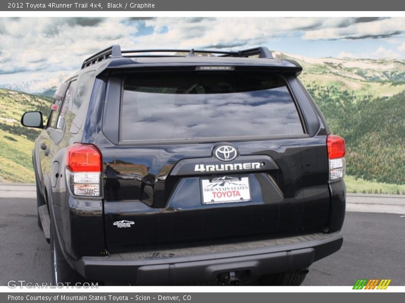 Black / Graphite 2012 Toyota 4Runner Trail 4x4