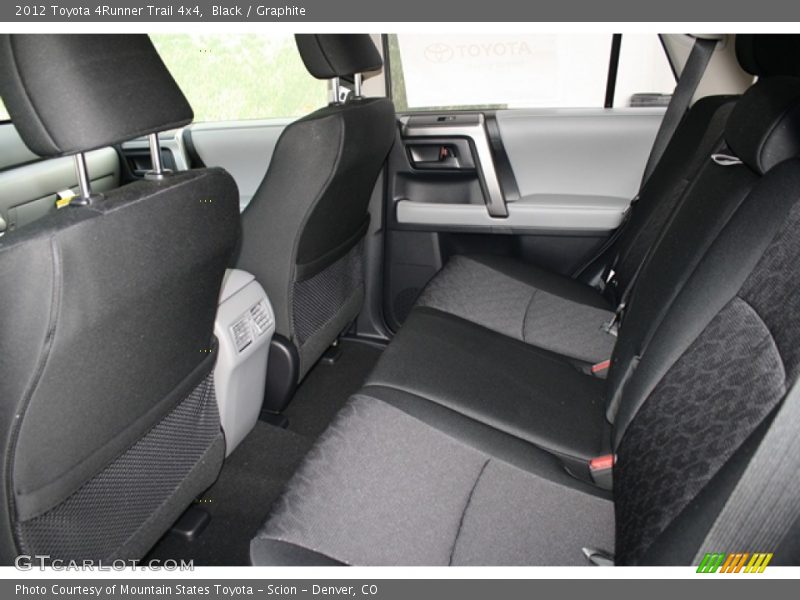 Black / Graphite 2012 Toyota 4Runner Trail 4x4
