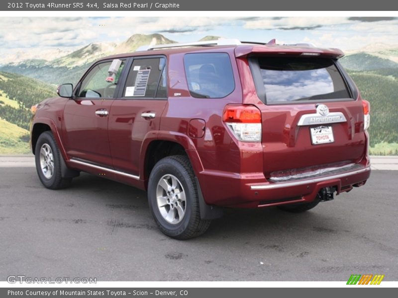 Salsa Red Pearl / Graphite 2012 Toyota 4Runner SR5 4x4