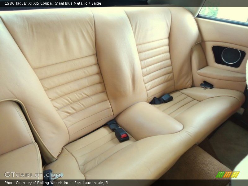 Rear Seat of 1986 XJ XJS Coupe