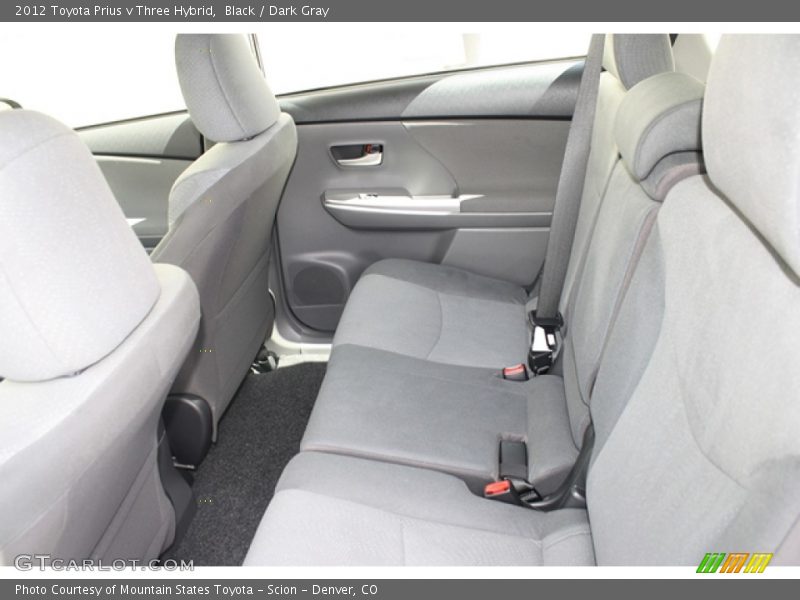 Black / Dark Gray 2012 Toyota Prius v Three Hybrid