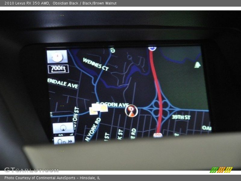 Obsidian Black / Black/Brown Walnut 2010 Lexus RX 350 AWD