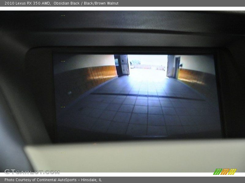 Obsidian Black / Black/Brown Walnut 2010 Lexus RX 350 AWD