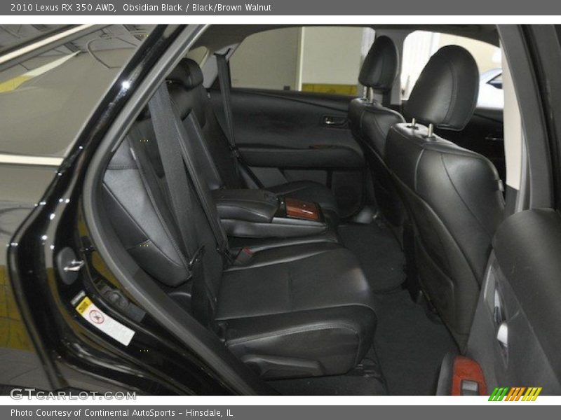 Obsidian Black / Black/Brown Walnut 2010 Lexus RX 350 AWD