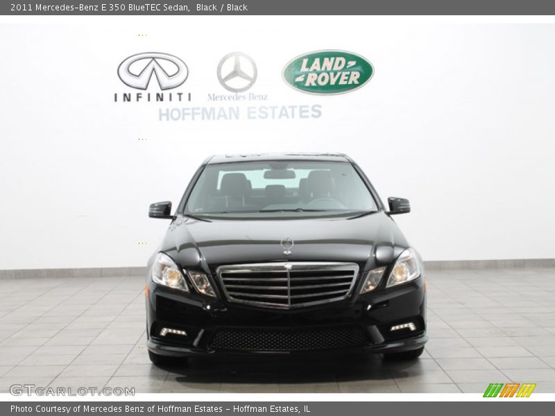 Black / Black 2011 Mercedes-Benz E 350 BlueTEC Sedan