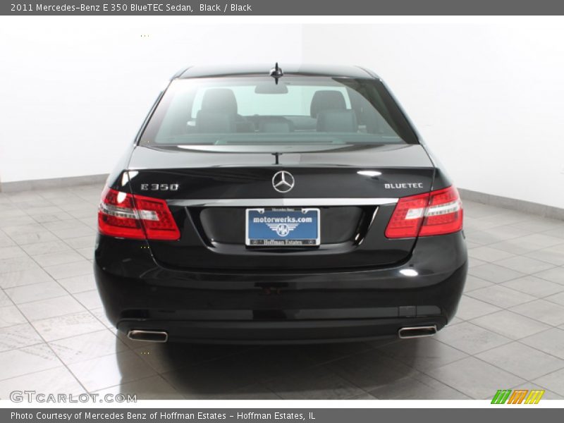 Black / Black 2011 Mercedes-Benz E 350 BlueTEC Sedan