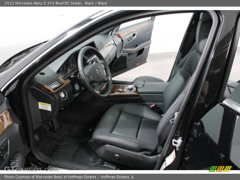 Black / Black 2011 Mercedes-Benz E 350 BlueTEC Sedan