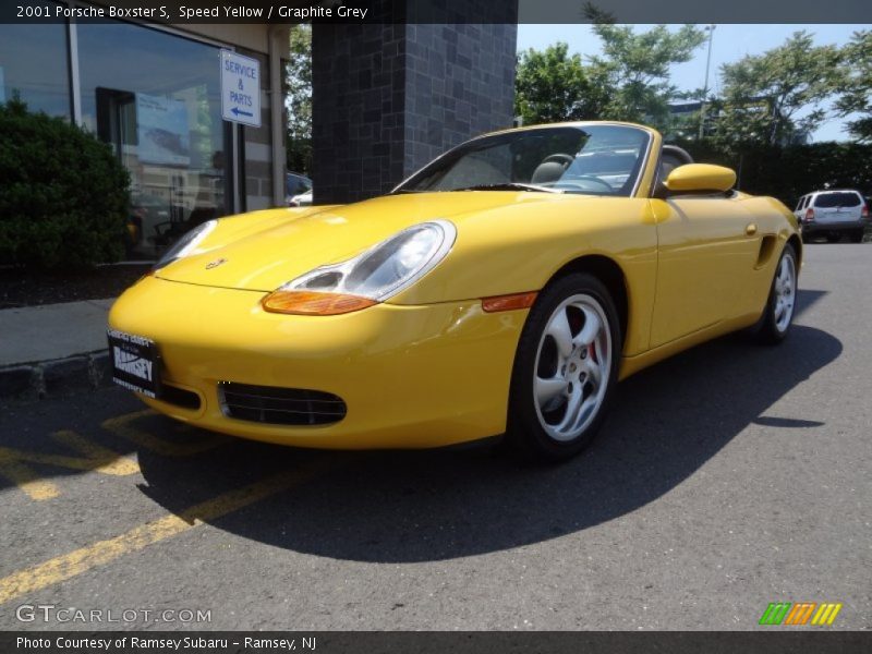 Speed Yellow / Graphite Grey 2001 Porsche Boxster S