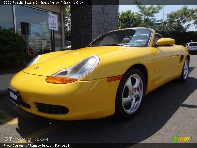 Speed Yellow / Graphite Grey 2001 Porsche Boxster S