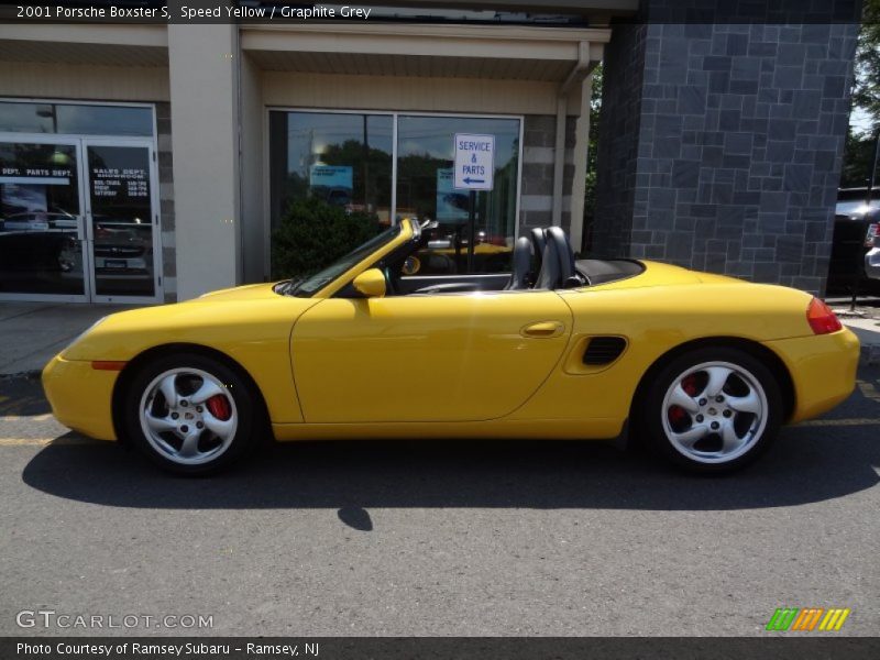 Speed Yellow / Graphite Grey 2001 Porsche Boxster S