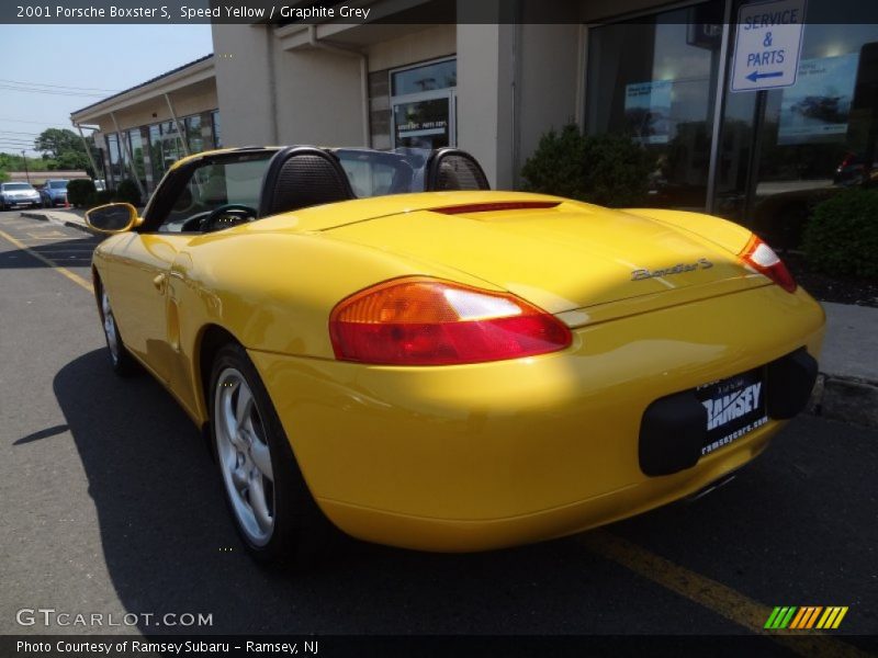 Speed Yellow / Graphite Grey 2001 Porsche Boxster S