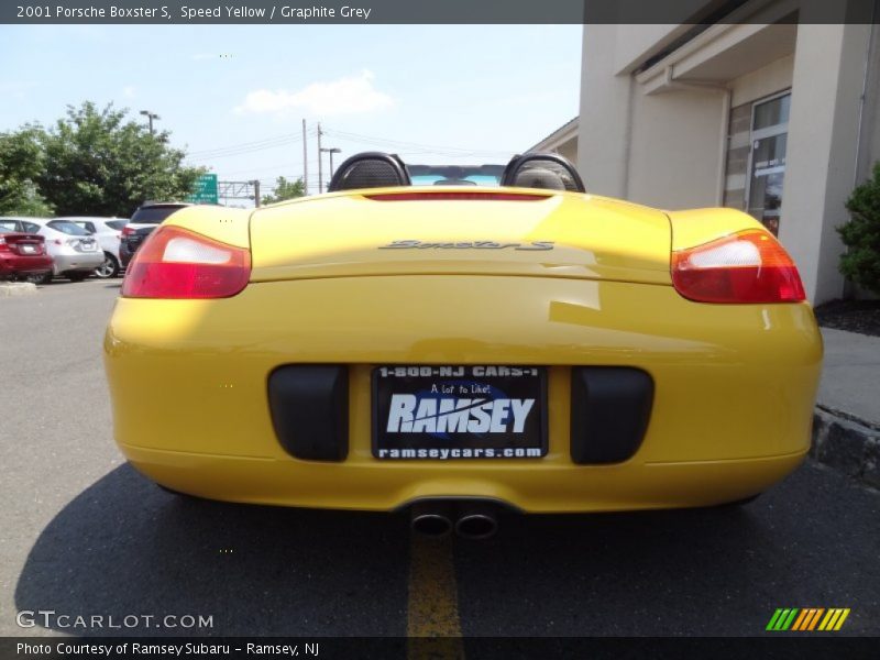 Speed Yellow / Graphite Grey 2001 Porsche Boxster S
