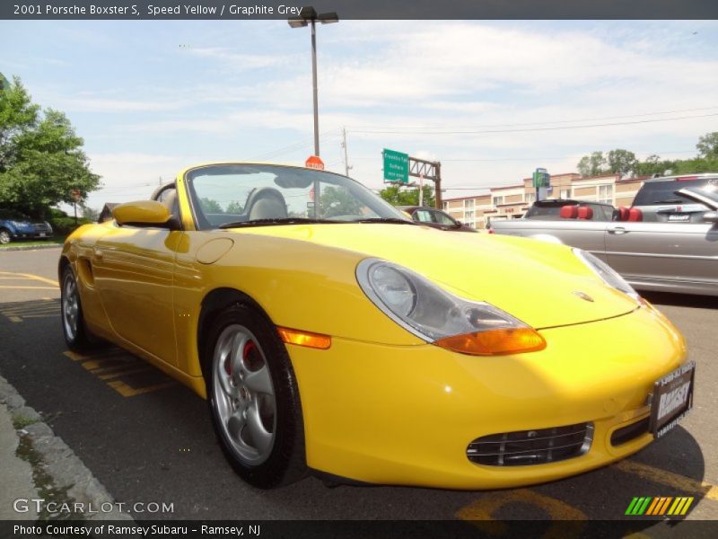 Speed Yellow / Graphite Grey 2001 Porsche Boxster S
