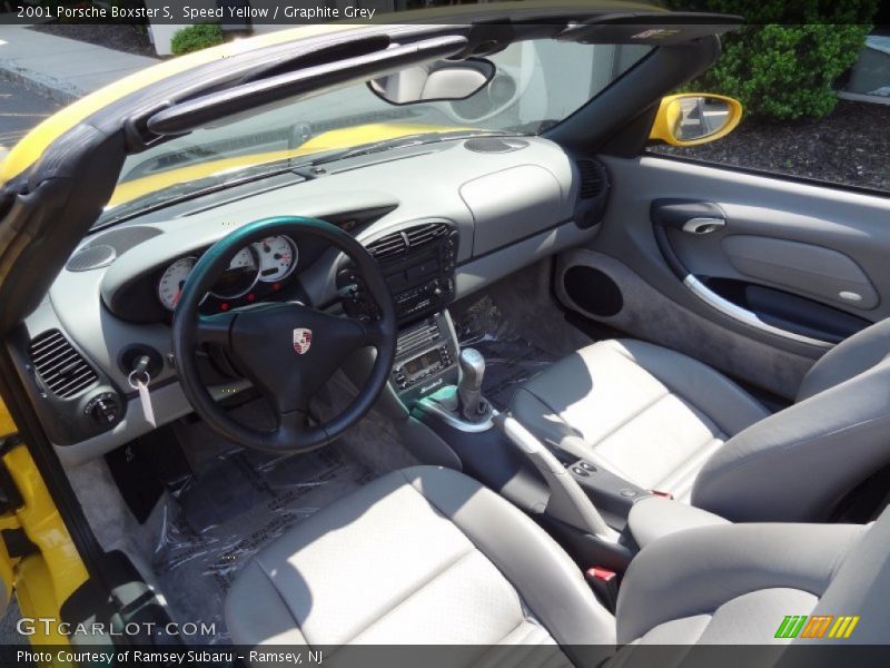 Speed Yellow / Graphite Grey 2001 Porsche Boxster S