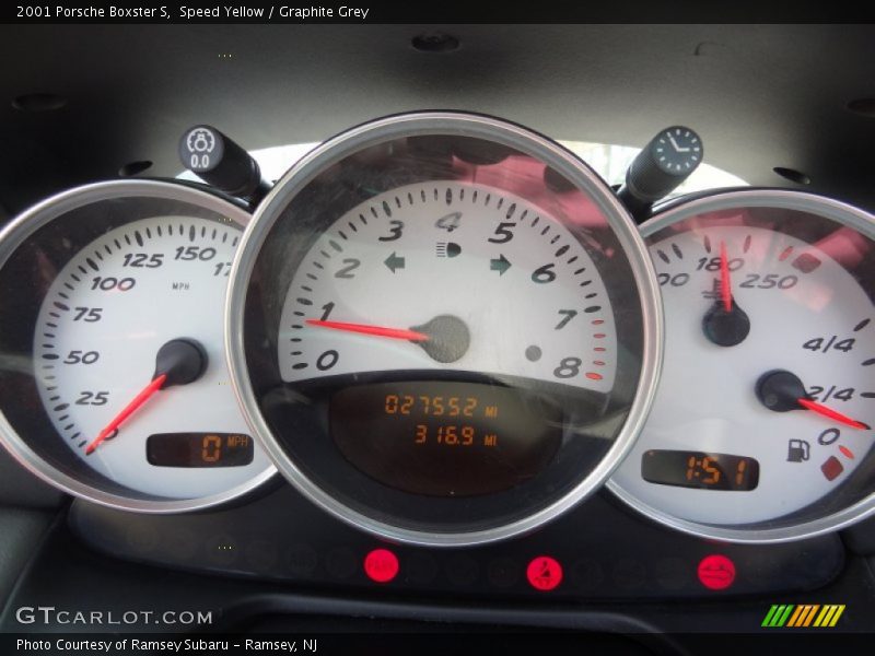 Speed Yellow / Graphite Grey 2001 Porsche Boxster S