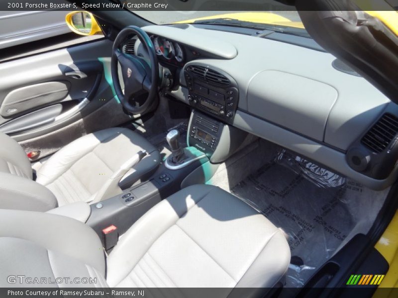 Speed Yellow / Graphite Grey 2001 Porsche Boxster S