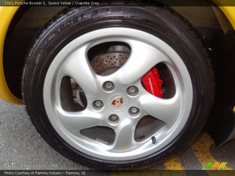 Speed Yellow / Graphite Grey 2001 Porsche Boxster S