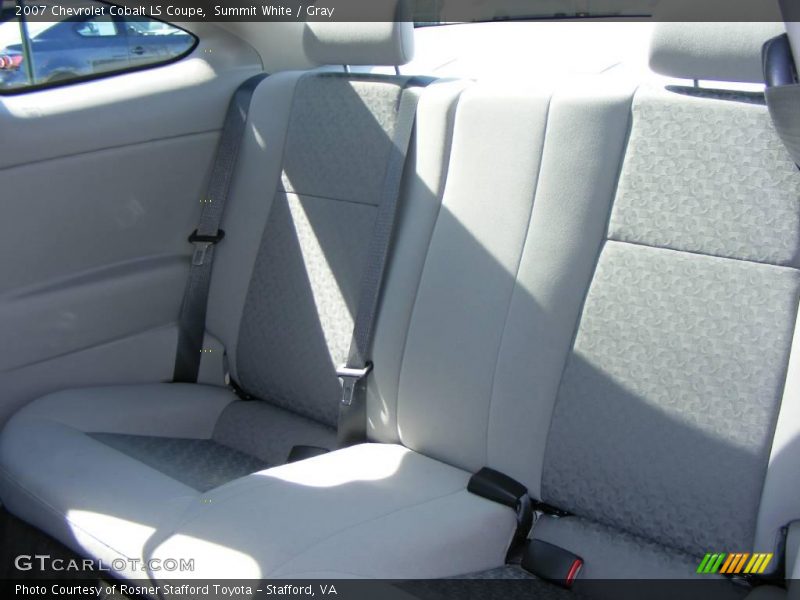 Summit White / Gray 2007 Chevrolet Cobalt LS Coupe