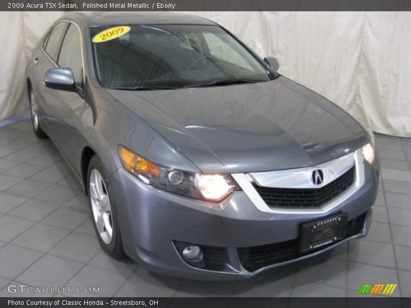Polished Metal Metallic / Ebony 2009 Acura TSX Sedan
