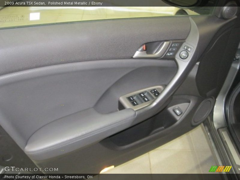 Polished Metal Metallic / Ebony 2009 Acura TSX Sedan