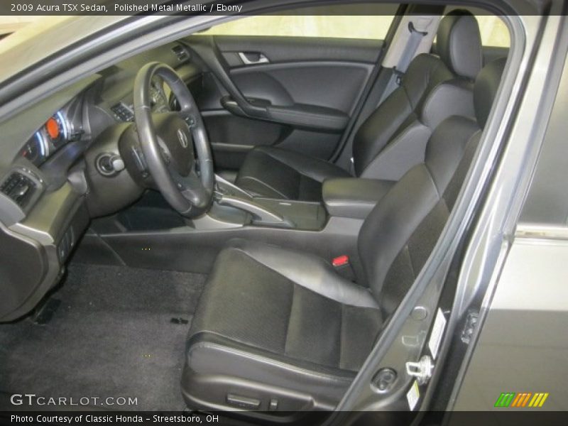 Polished Metal Metallic / Ebony 2009 Acura TSX Sedan