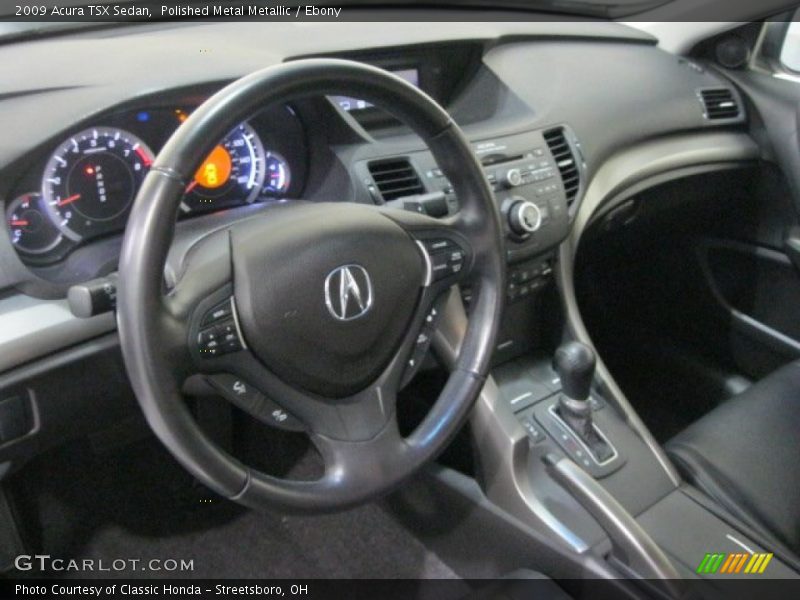 Polished Metal Metallic / Ebony 2009 Acura TSX Sedan