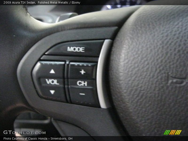 Polished Metal Metallic / Ebony 2009 Acura TSX Sedan