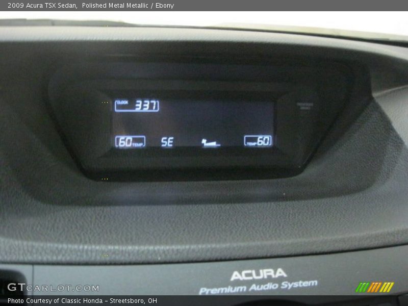 Polished Metal Metallic / Ebony 2009 Acura TSX Sedan