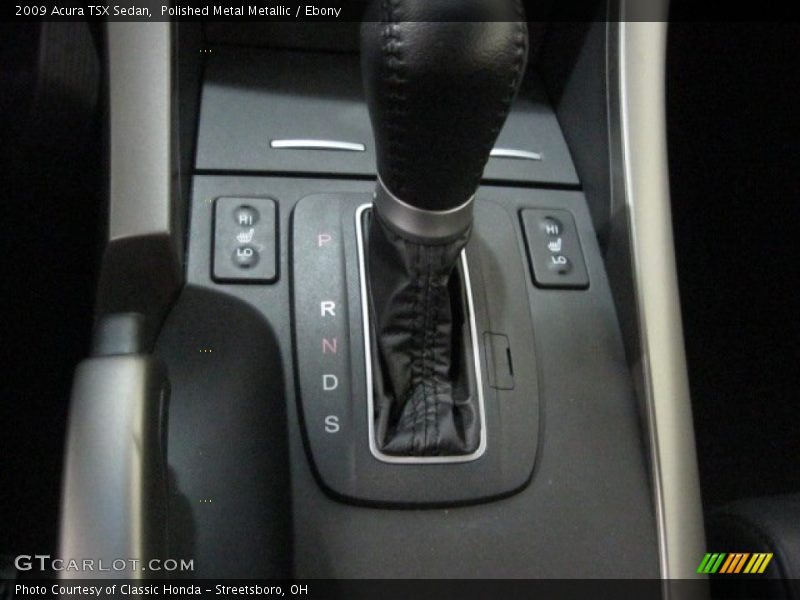 Polished Metal Metallic / Ebony 2009 Acura TSX Sedan
