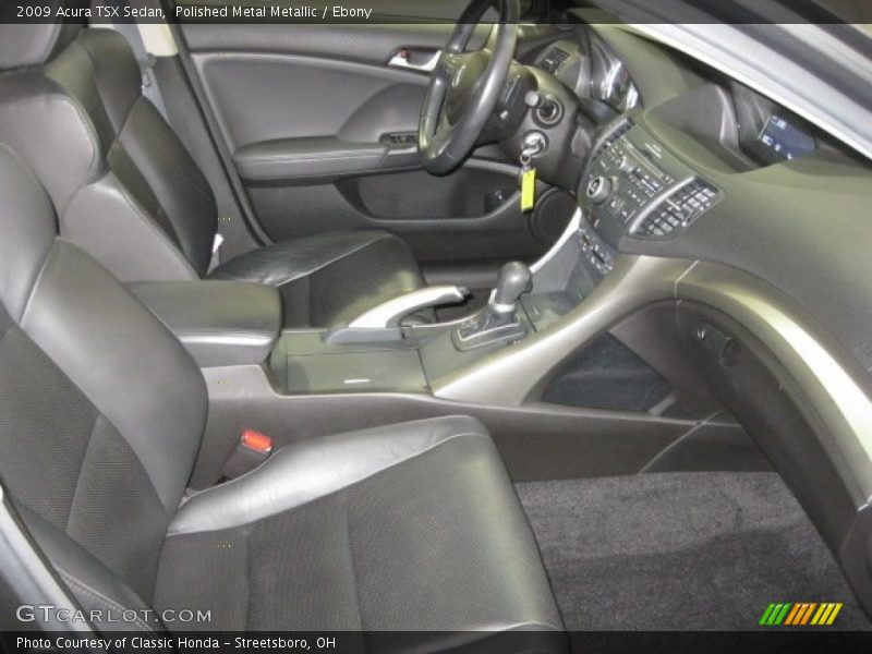 Polished Metal Metallic / Ebony 2009 Acura TSX Sedan