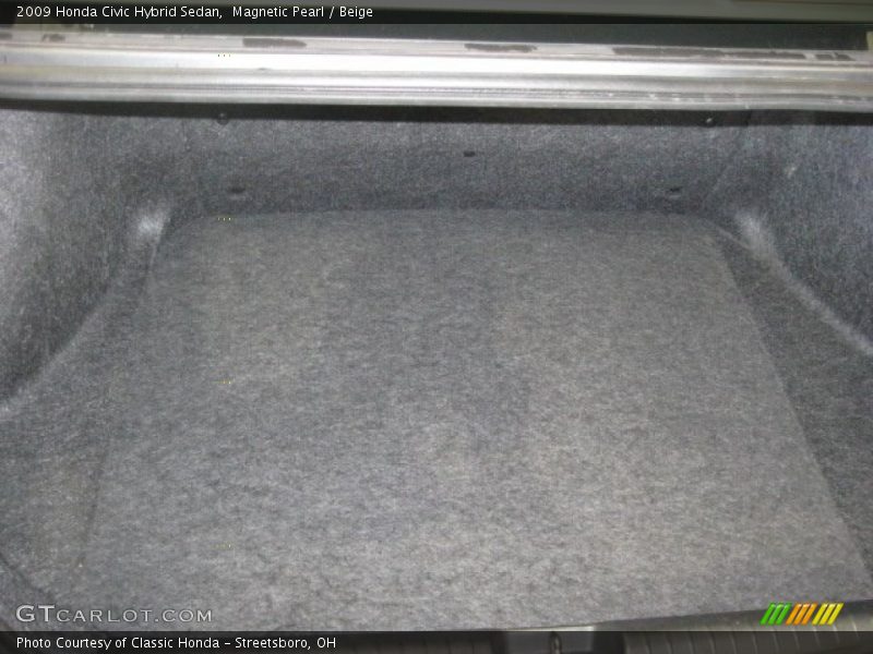 Magnetic Pearl / Beige 2009 Honda Civic Hybrid Sedan