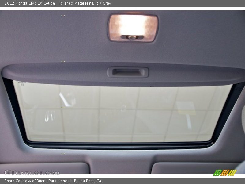 Polished Metal Metallic / Gray 2012 Honda Civic EX Coupe