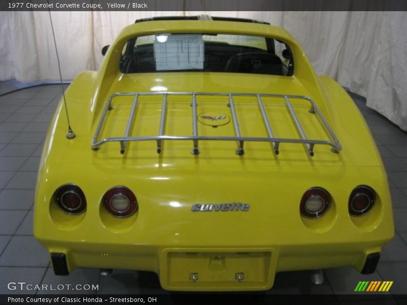  1977 Corvette Coupe Yellow