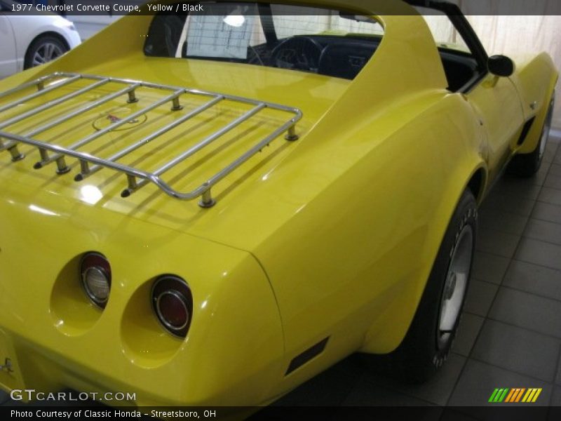 Yellow / Black 1977 Chevrolet Corvette Coupe