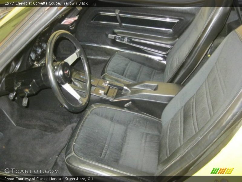  1977 Corvette Coupe Black Interior