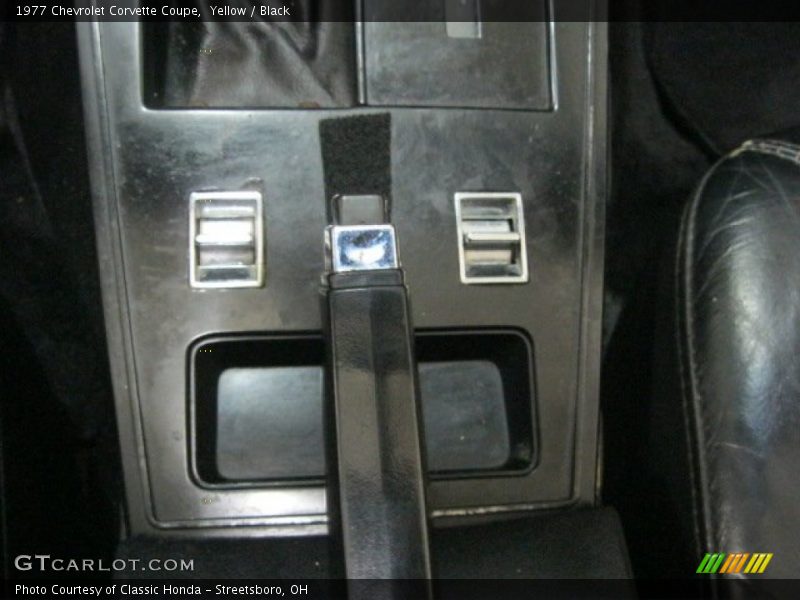 Controls of 1977 Corvette Coupe